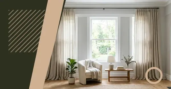 Hang curtains so the ceiling looks higher, not the window